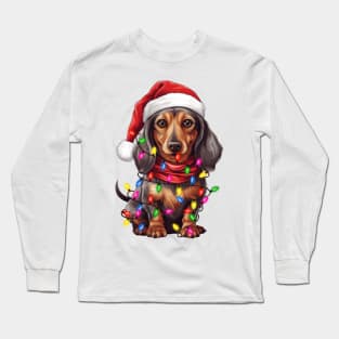 Christmas Dachshund Long Sleeve T-Shirt